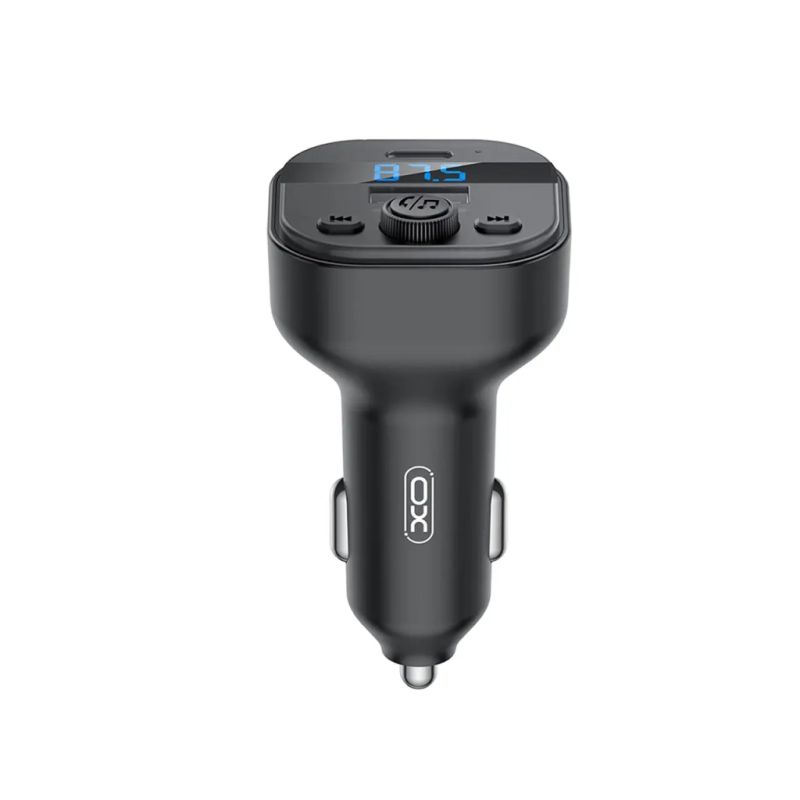 FM модулятор XO BCC18 USB-A OTG/USB-C Black (BCC18.black)