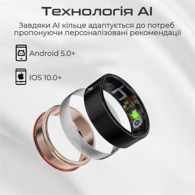 Смарт-кольцо HiFuture Future Ring2 12 Titanium Silver (futurering2-12.titaniumsilver)