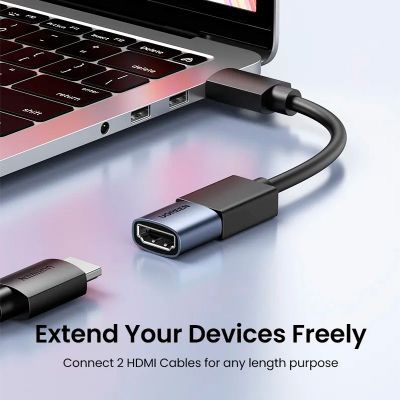Переходник HDMI F to HDMI F 8K black Ugreen (90592)