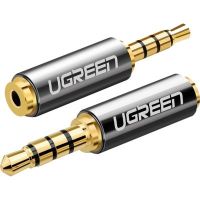 Перехідник 3.5mm M to 2.5mm F black Ugreen (20502)