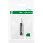 Переходник 3.5mm M to 6.35mm F AV168 black Ugreen (60711)
