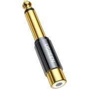 Перехідник 6.35mm M to RCA F AV169 black Ugreen (80731)