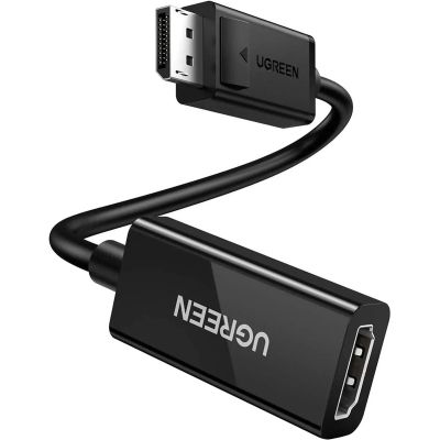 Перехідник Display Port M to HDMI F 4K60Hz black Ugreen (70694)