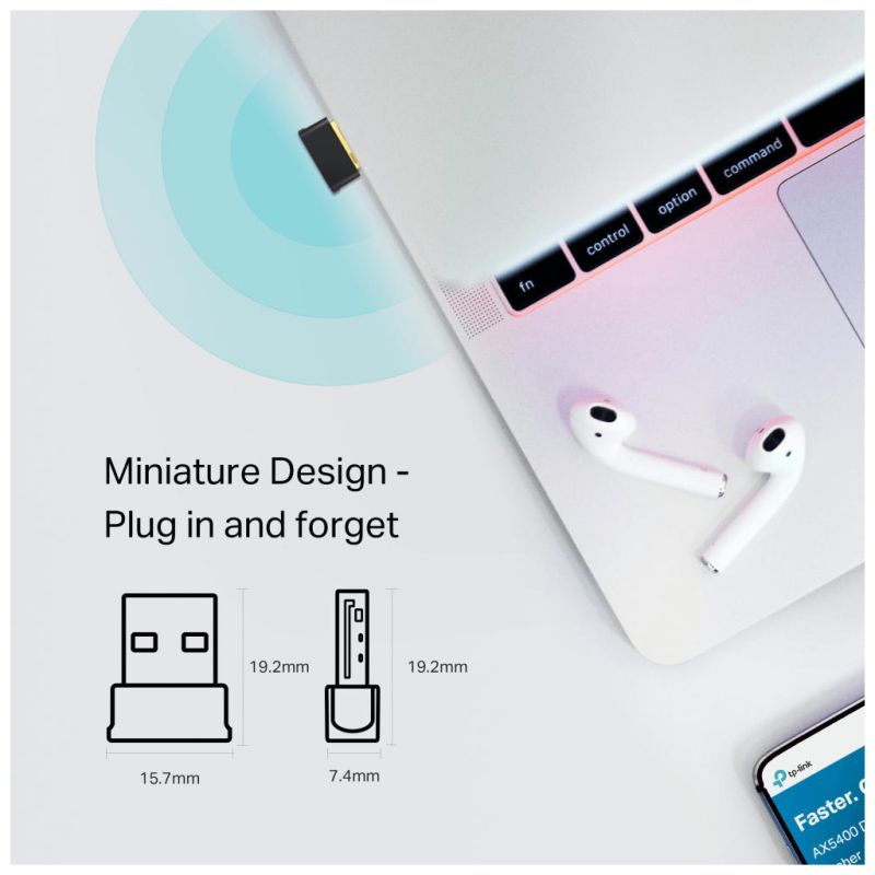 Сетевая карта Wi-Fi TP-Link Archer T2UB nano (ARCHER-T2UB-NANO)