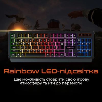 Клавиатура Meetion K9320 USB UA Black (MT-K9320-A-RUA)