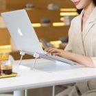 Підставка до ноутбука Ugreen LP230 Foldable Desktop Laptop Stand Silver (80348)