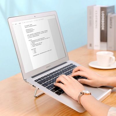 Підставка до ноутбука Ugreen LP230 Foldable Desktop Laptop Stand Silver (80348)
