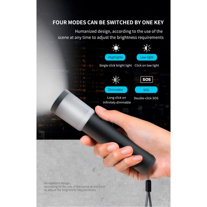 Ліхтар Xiaomi Jimihome Flashlight Black (JM-G3801)