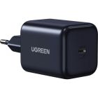 Зарядное устройство Ugreen USB-C GaN 45W + cable USB-C to USB-C X524 black (65054)