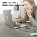 Перехідник USB 3.0 AM to USB-C F gray Ugreen (50533)