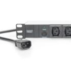 Силовий блок 19" 1U w/PDU 10xC13, 10A, 250V, вилка C14 Digitus (DN-95404)