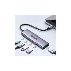 Порт-репликатор Ugreen Dock CM511 5in1 USB3.1 Type-C --> HDMI 60Hz/3xUSB-А 3.0/Type-C/PD 100W (15597)