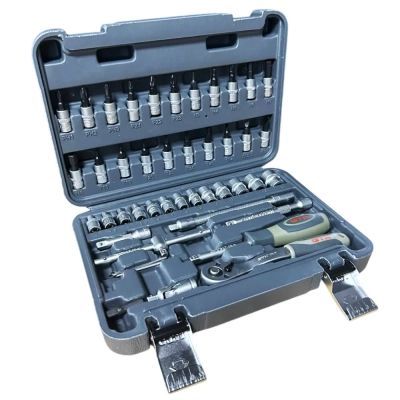 Набор инструментов GTM 46шт. 1/4" 4-14мм, кейс (GTS-046)