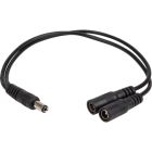 Кабель питания DC M to 2xDC F 5.5x2.1mm PowerPlant (CA914890)