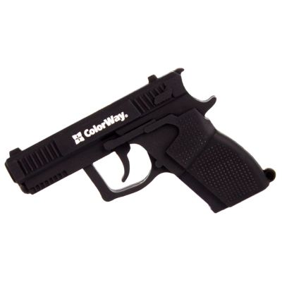 USB флеш накопичувач ColorWay Pistol 32 GB 3.0 Black (CW-USBPL32)