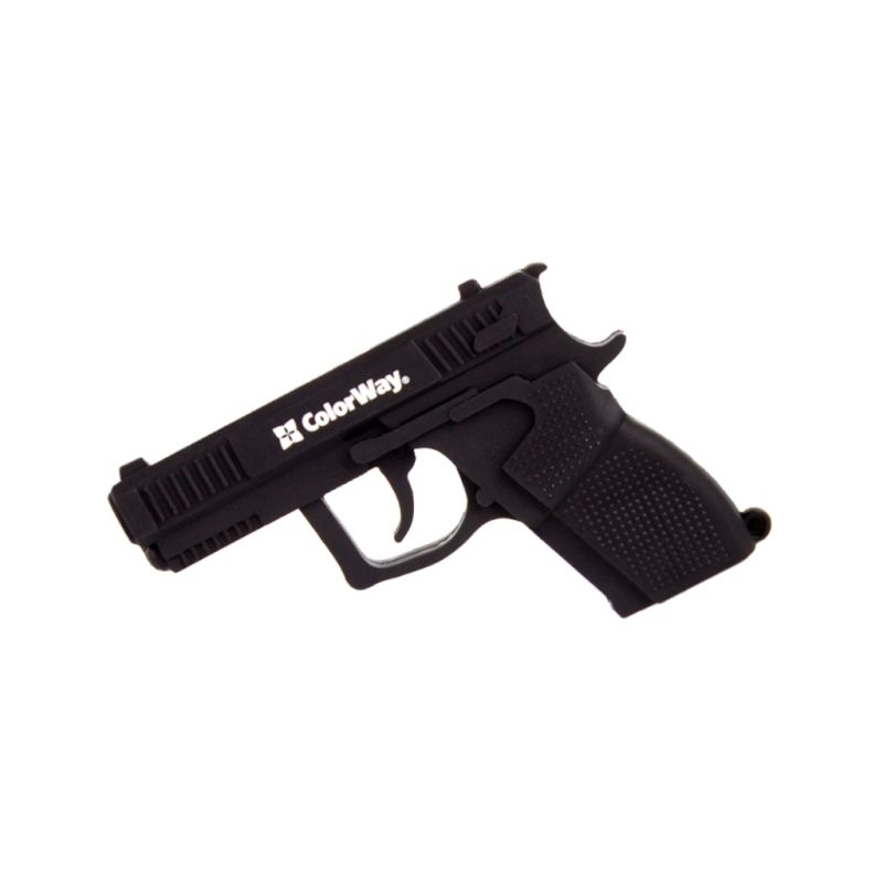 USB флеш накопитель ColorWay Pistol 64 GB 3.0 Black (CW-USBPL64)