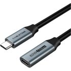 Дата кабель USB-C M/F 0.5m 5Gbps 60W 4K60Hz Cabletime (CA913664)