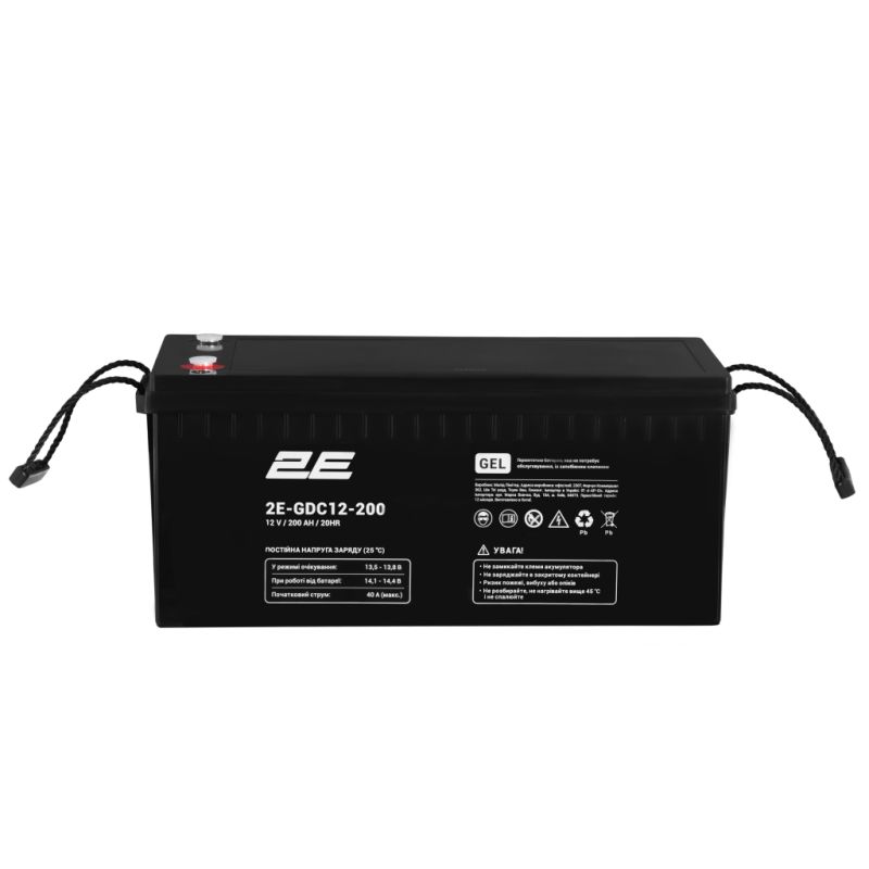 Батарея до ДБЖ 2E 12V 200Ah (2E-GDC12-200)