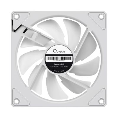 Кулер для корпуса OCYPUS GAMMA F12 WH ARGB REVERSE BLADE (GAMMA-F12-WH1AM01X-GL)