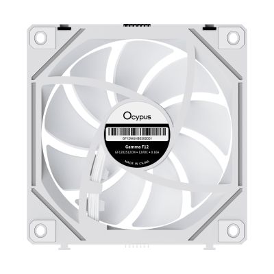 Кулер для корпуса OCYPUS GAMMA F12 UNI WH ARG (GAMMA-F12-WH3AM00U-GL)