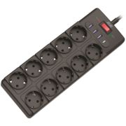 Мережевий фільтр живлення 2E (2E-SP10M3USBBK) 3m (2E-SP10M3USBBK)