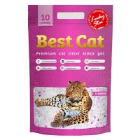 Наполнитель для туалета Best Cat Pink Flowers Силикагелевый 10 л (4820281500398)