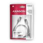 Дата кабель USB-C to USB-C 2.0m USB 3.2 Gen 2 PD 100W 5A 4K black AXAGON (BUCM32-CM20AB)