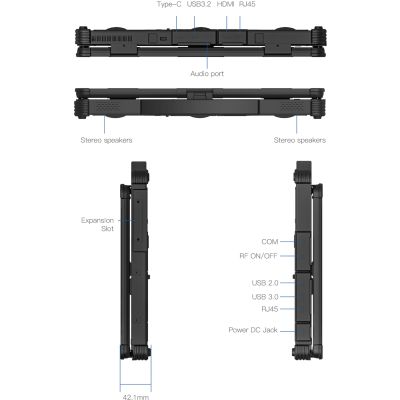 Ноутбук Vinga Scout X14A (X14A-1235161024B)