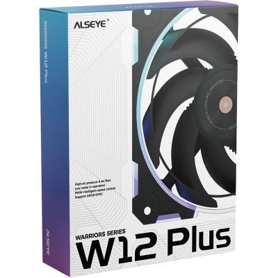 Кулер для корпуса Alseye W12-Plus-B (Forward Blades) (S.04.07.0066)