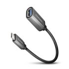 Переходник OTG USB 3.0 AF to USB-C 0.2m gray AXAGON (RUCM-AFAC)