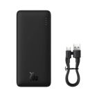 Батарея універсальна Baseus Airpow 30000mAh 20W PD/3.0, QC/3.0, black (PPQD090101)