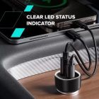 Зарядний пристрій Canyon 1xUSB + 1xUSB-C PD48W black (CNE-CCABR3AC)