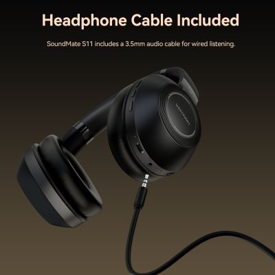 Наушники Vention S11 SoundMate Wireless Black (NBBB0)