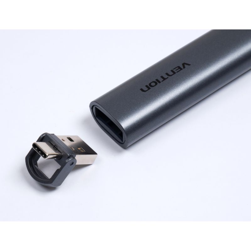 Презентер Vention PowerPoint Clicker with Red Laser Pointer Gray (KQIH0)