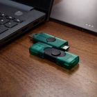 USB флеш накопитель Kingston 256GB DataTraveler Duo USB 3.2 / Type-C Black/Green (DTDEG2/256GB)