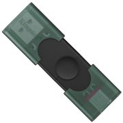 USB флеш накопичувач Kingston 256GB DataTraveler Duo USB 3.2 / Type-C Black/Green (DTDEG2/256GB)