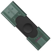 USB флеш накопичувач Kingston 256GB DataTraveler Duo USB 3.2 / Type-C Black/Green (DTDEG2/256GB)