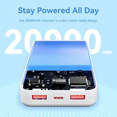 Батарея универсальная Vention 20000 mAh 22.5W Black LED Display Type (FHLB0)