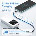 Батарея универсальная Vention 20000 mAh 22.5W Black LED Display Type (FHLB0)