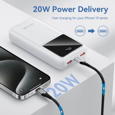 Батарея универсальная Vention 20000 mAh 22.5W Black LED Display Type (FHLB0)