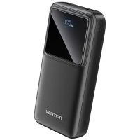 Батарея універсальна Vention 20000 mAh 22.5W Black LED Display Type (FHLB0)