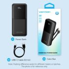 Батарея универсальная Vention 20000 mAh 22.5W with Built-in USB-C and Lightning Cables (FHPB0)