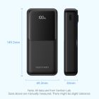 Батарея универсальная Vention 20000 mAh 22.5W with Built-in USB-C and Lightning Cables (FHPB0)