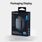 Батарея універсальна Vention 20000 mAh 45W Mini with Built-in USB-C Cable Gray (FHGH0)