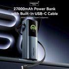 Батарея универсальная Vention 27000 mAh 200W Gray TFT Display Type (FKGH0)