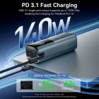 Батарея универсальная Vention 27000 mAh 200W Gray TFT Display Type (FKGH0)