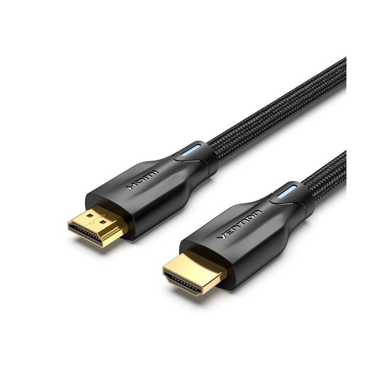 Кабель мультимедийный HDMI M to HDMI M 3.0m 8K60Hz cotton braided black Vention (AAUBI)
