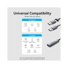 Переходник USB-C + USB-A to HDMI M 0.1m video capture gray Vention (ACWHA)