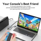 Переходник USB-C + USB-A to HDMI M 0.1m video capture gray Vention (ACWHA)