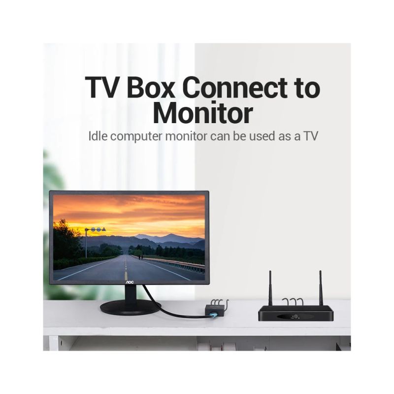 Конвертор RCA to HDMI black Vention (AEFB0)